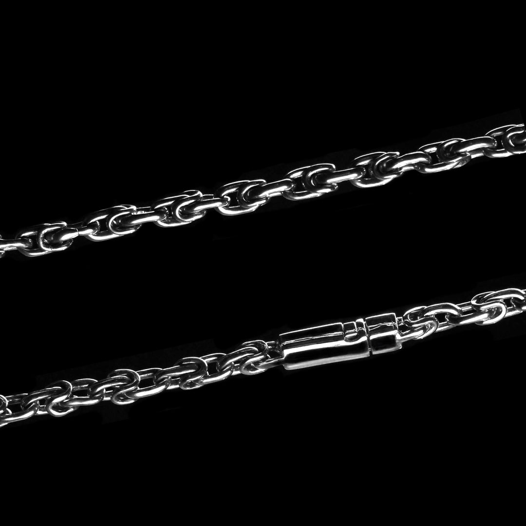 925 Sterling Silver Moscow Bit Necklace