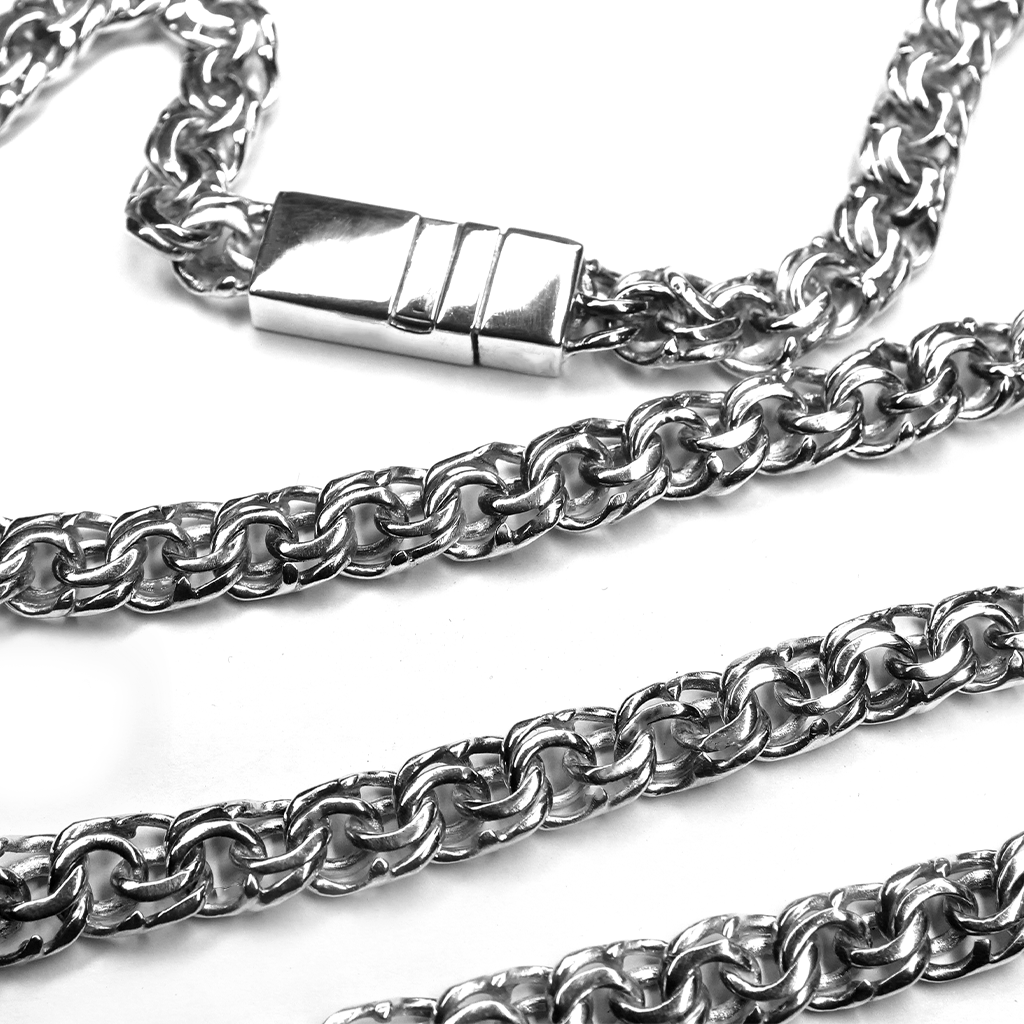 925 Sterling Silver Bismark Necklace