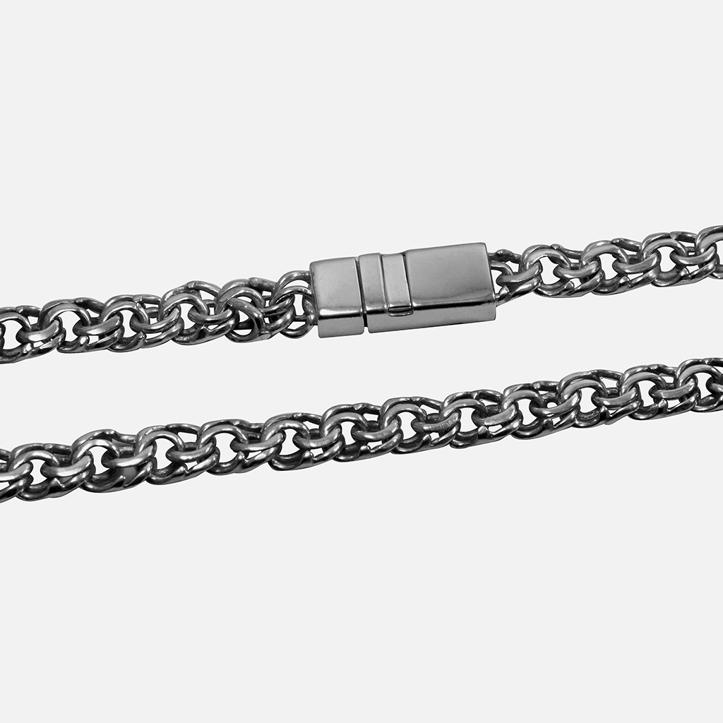 925 Sterling Silver Bismark Necklace